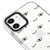 iPhone 12 Göz Kırpma Telefon Kılıfı - Artycase - Beyaz