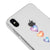 iPhone XS Max Üçlü Kalp Telefon Kılıfı - Şeffaf - Saydam