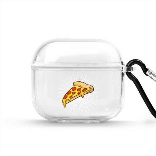Apple AirPods 3 Pizza Şeffaf Kılıfı