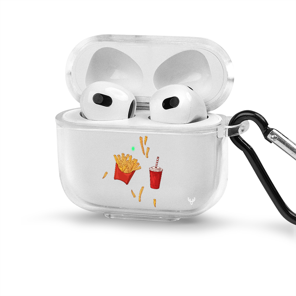 Apple AirPods 3 Cips Şeffaf Kılıfı