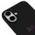 iPhone 16 ASTRAZE001 Telefon Kılıfı - Renkli Silikon - Siyah