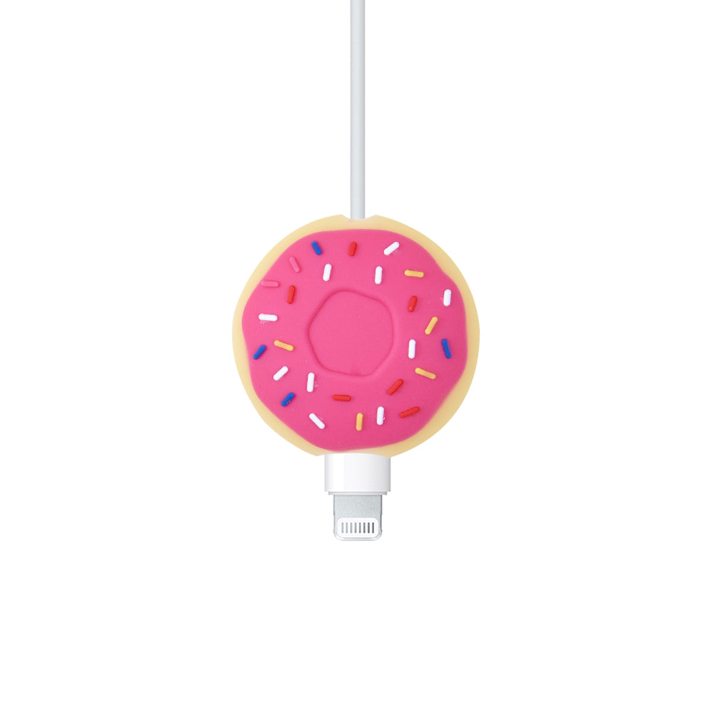 Tiny Pink Donat Kablo Koruyucu