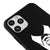 iPhone 11 Pro Kravat Telefon Kılıfı - Renkli Silikon - Siyah