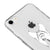 iPhone 7 Kravat Telefon Kılıfı - Şeffaf - Saydam