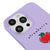 iPhone 14 Pro Strawberry Telefon Kılıfı - Renkli Silikon - Lila
