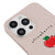 iPhone 16 Pro Strawberry Telefon Kılıfı - Renkli Silikon - Pudra