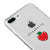 iPhone 8 Plus Strawberry Telefon Kılıfı - Şeffaf - Saydam