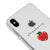 iPhone XS Strawberry Telefon Kılıfı - Şeffaf - Saydam