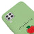 Huawei P40 Lite Strawberry Telefon Kılıfı - Renkli Silikon - Yeşil