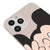 iPhone 11 Pro Cartoon Mouse Telefon Kılıfı - Renkli Silikon - Pudra