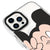 iPhone 16 Pro Cartoon Mouse Telefon Kılıfı - Magsafeli Artycase - Beyaz