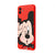 Samsung A04 Cartoon Mouse Telefon Kılıfı - Renkli Silikon - Kırmızı