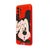 Samsung A13 Cartoon Mouse Telefon Kılıfı - Renkli Silikon - Kırmızı