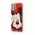 Samsung A22 Cartoon Mouse Telefon Kılıfı - Renkli Silikon - Kırmızı