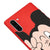 Samsung Note 10 Cartoon Mouse Telefon Kılıfı - Renkli Silikon - Kırmızı
