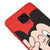 Xiaomi Redmi Note 9S Cartoon Mouse Telefon Kılıfı - Renkli Silikon - Kırmızı
