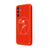 Samsung A54 Altın Oran Telefon Kılıfı - Renkli Silikon - Kırmızı