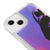 iPhone 13 Half Dark Telefon Kılıfı - Neon - Violet