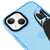 iPhone 13 Half Dark Telefon Kılıfı - Artycase - Azure