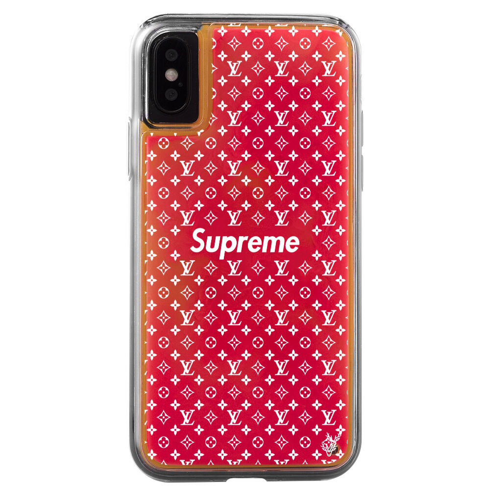 Iphone Louis Vuitton Phone Case Supreme Supreme LV Black IPhone
