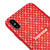 iPhone XS Supreme LV Telefon Kılıfı - Renkli Silikon - Kırmızı