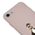 iPhone 7 Paltolu Adam Telefon Kılıfı - Renkli Silikon - Pudra