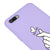 Realme C2 Kalp Figürü Telefon Kılıfı - Renkli Silikon - Lila