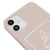 iPhone 12 Mini Face Telefon Kılıfı - Renkli Silikon - Pudra