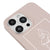 iPhone 14 Pro Face Telefon Kılıfı - Renkli Silikon - Pudra