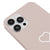 iPhone 12 Pro Max Heart Telefon Kılıfı - Renkli Silikon - Pudra