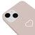 iPhone 13 Mini Heart Telefon Kılıfı - Renkli Silikon - Pudra