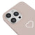 iPhone 13 Pro Heart Telefon Kılıfı - Renkli Silikon - Pudra
