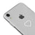 iPhone XR Heart Telefon Kılıfı - Şeffaf - Saydam
