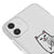 iPhone 11 Edepsiz Kedi Telefon Kılıfı - Şeffaf - Saydam