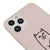 iPhone 11 Pro Edepsiz Kedi Telefon Kılıfı - Renkli Silikon - Pudra