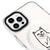 iPhone 16 Pro Max Edepsiz Kedi Telefon Kılıfı - Magsafeli Artycase - Beyaz