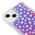 iPhone 13 Papatya Desenli Telefon Kılıfı - Neon - Violet