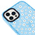 iPhone 14 Pro Max Papatya Desenli Telefon Kılıfı - Artycase - Azure