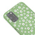 Oppo A52 Papatya Desenli Telefon Kılıfı - Renkli Silikon - Yeşil
