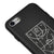 iPhone 7 Taktik Tahtası Telefon Kılıfı - Renkli Silikon - Siyah