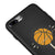 iPhone 8 Plus Basketbol Topu Telefon Kılıfı - Renkli Silikon - Siyah