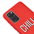 Samsung S20 Plus Chill Type Telefon Kılıfı - Renkli Silikon - Kırmızı