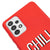 Samsung A52 Chill Type Telefon Kılıfı - Renkli Silikon - Kırmızı