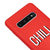 Samsung S10 Chill Type Telefon Kılıfı - Renkli Silikon - Kırmızı