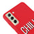 Samsung S21 Chill Type Telefon Kılıfı - Renkli Silikon - Kırmızı