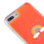 iPhone 8 Plus Rainbow Cloud Telefon Kılıfı - Neon - Turuncu