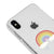 iPhone XS Rainbow Cloud Telefon Kılıfı - Şeffaf - Saydam