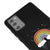 Samsung Note 20 Rainbow Cloud Telefon Kılıfı - Renkli Silikon - Siyah