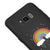Samsung S8 Rainbow Cloud Telefon Kılıfı - Renkli Silikon - Siyah