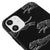 iPhone 11 Çita Adımı Telefon Kılıfı - Renkli Silikon - Siyah